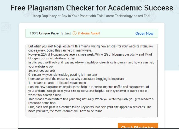 free plagiarism checker