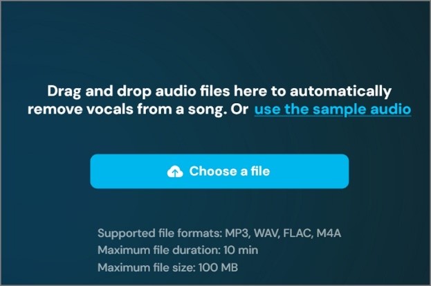 upload audio on myedit.