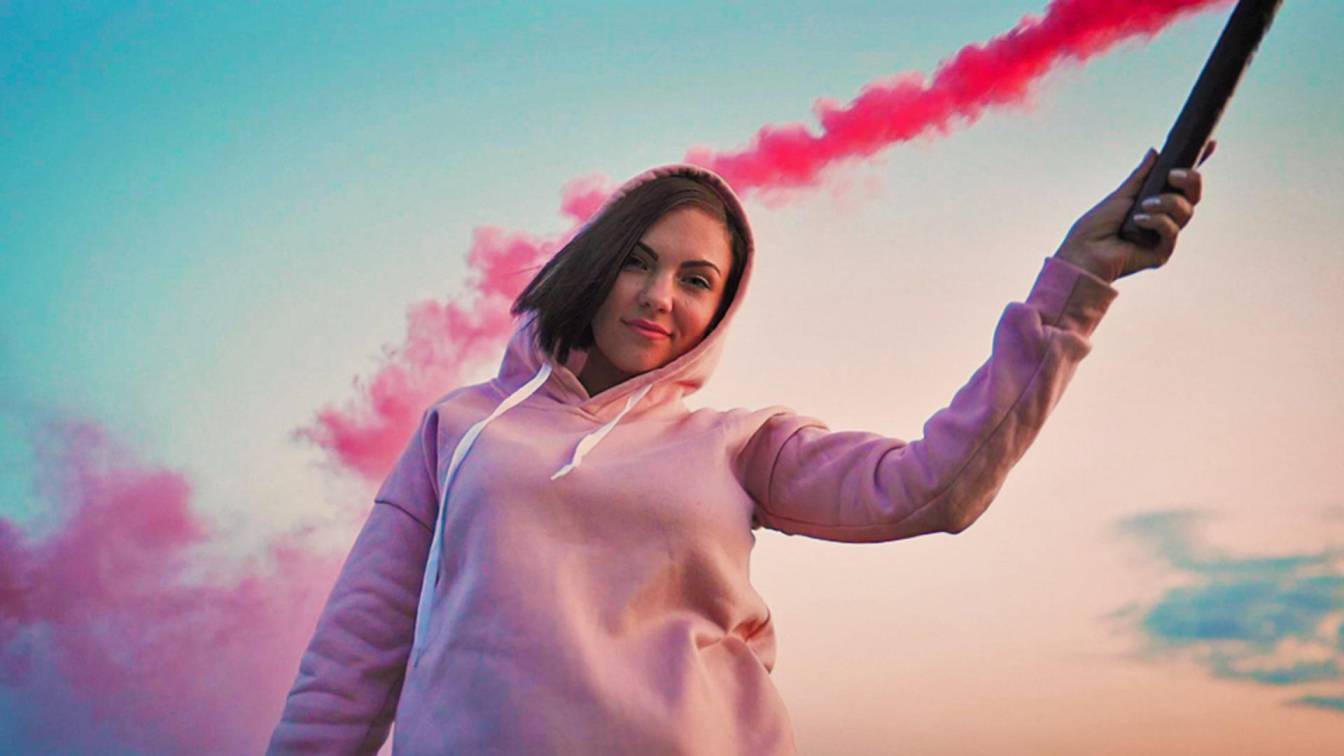 video color vibrant by upscaling